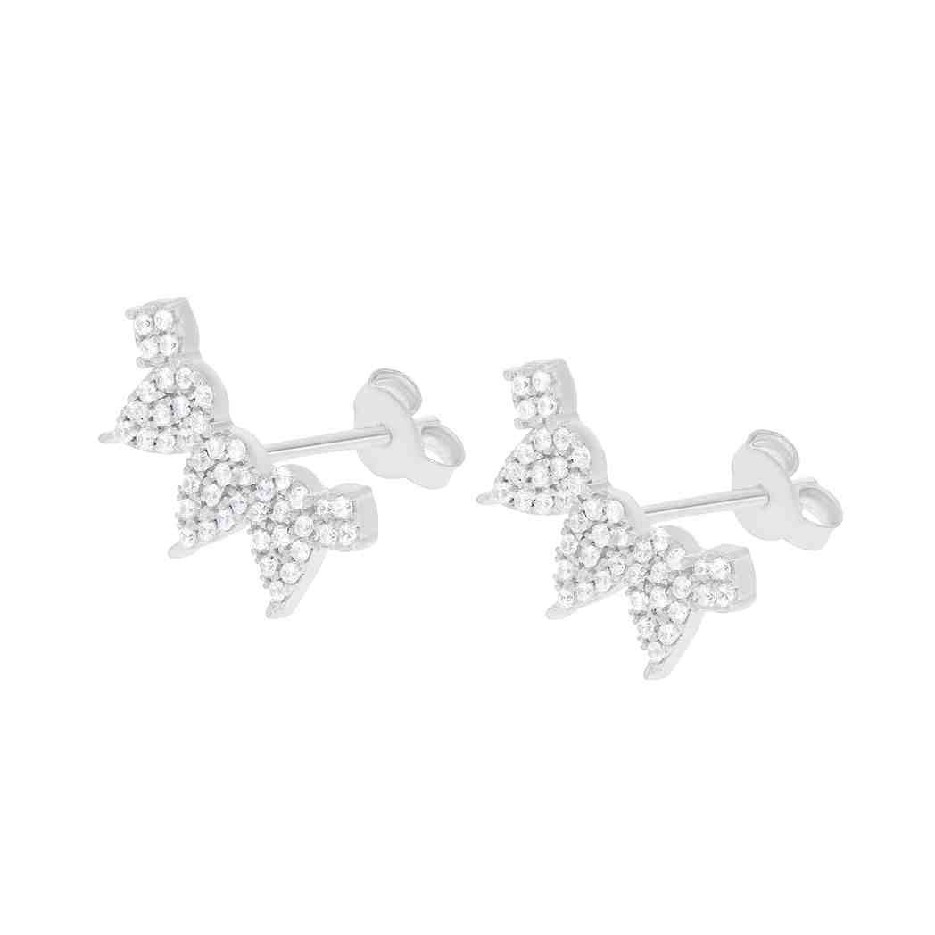Pear Ear Climber Stud Earring ER21650A